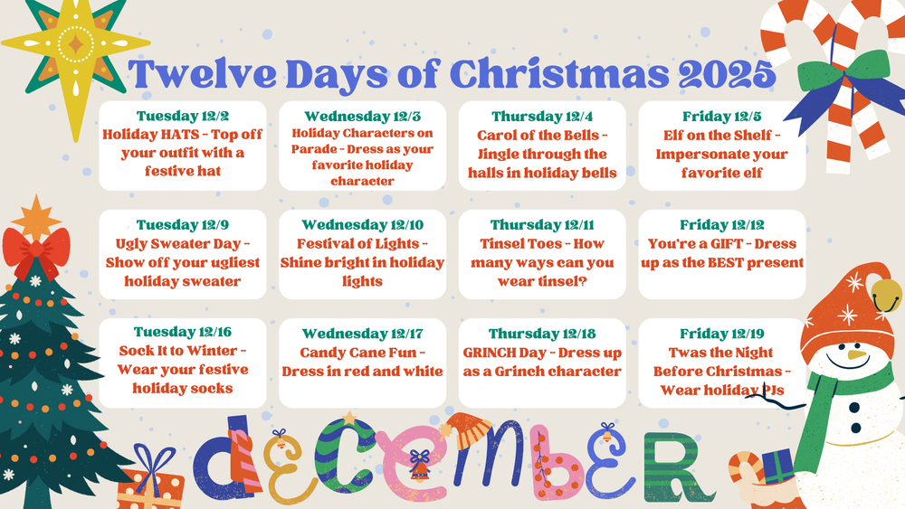 12 Days of Christmas Spirit