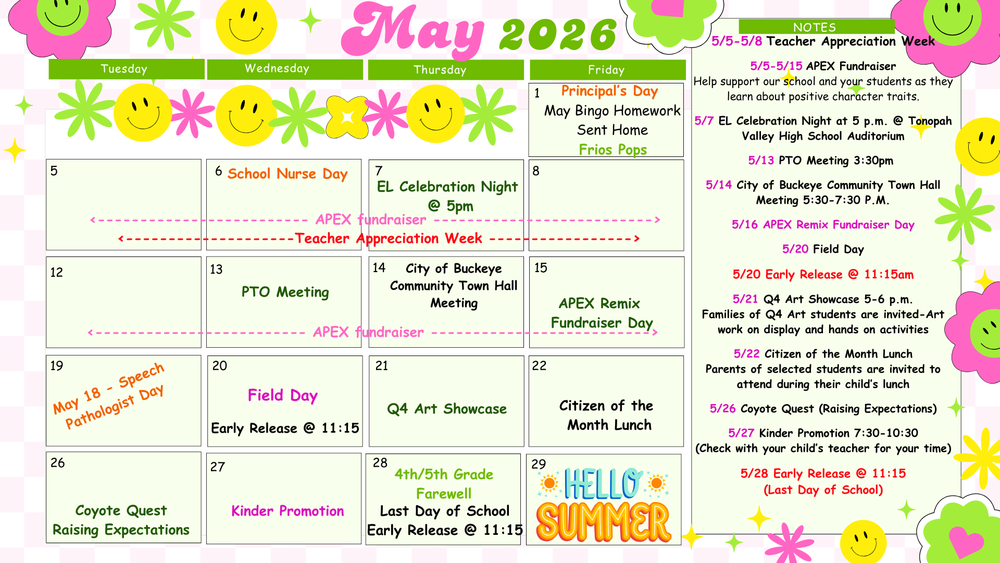May 2026 Events