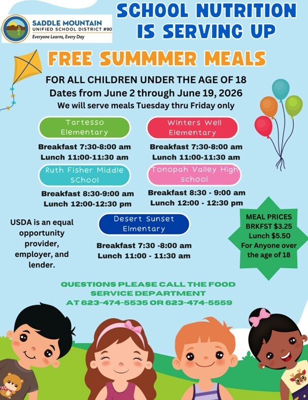 Food Service Summer Flyer