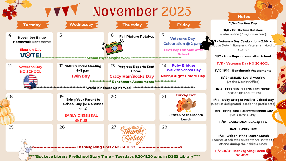 November 25 Events