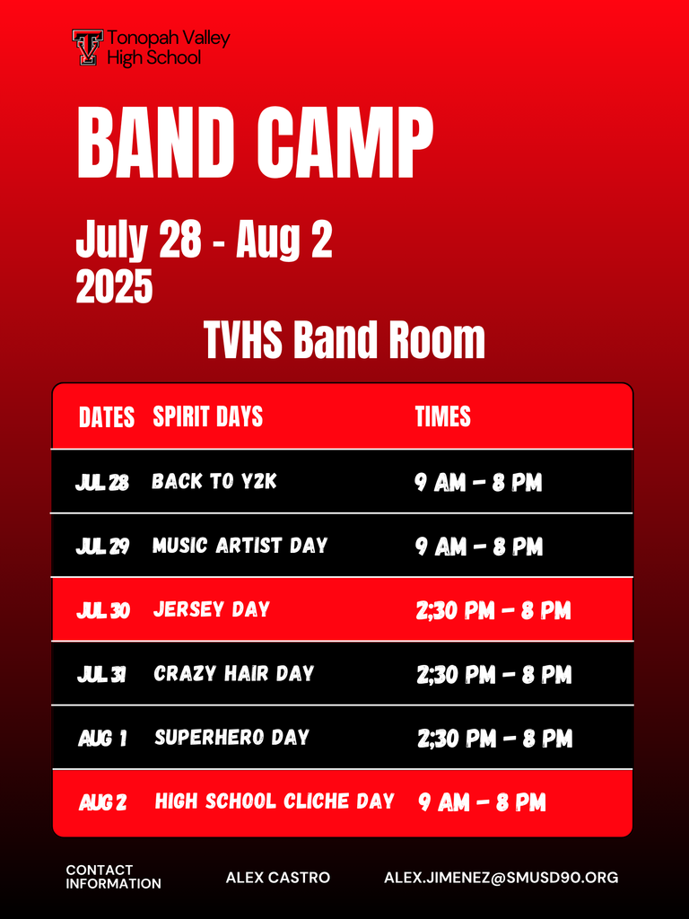 Band Camp Spirit Week