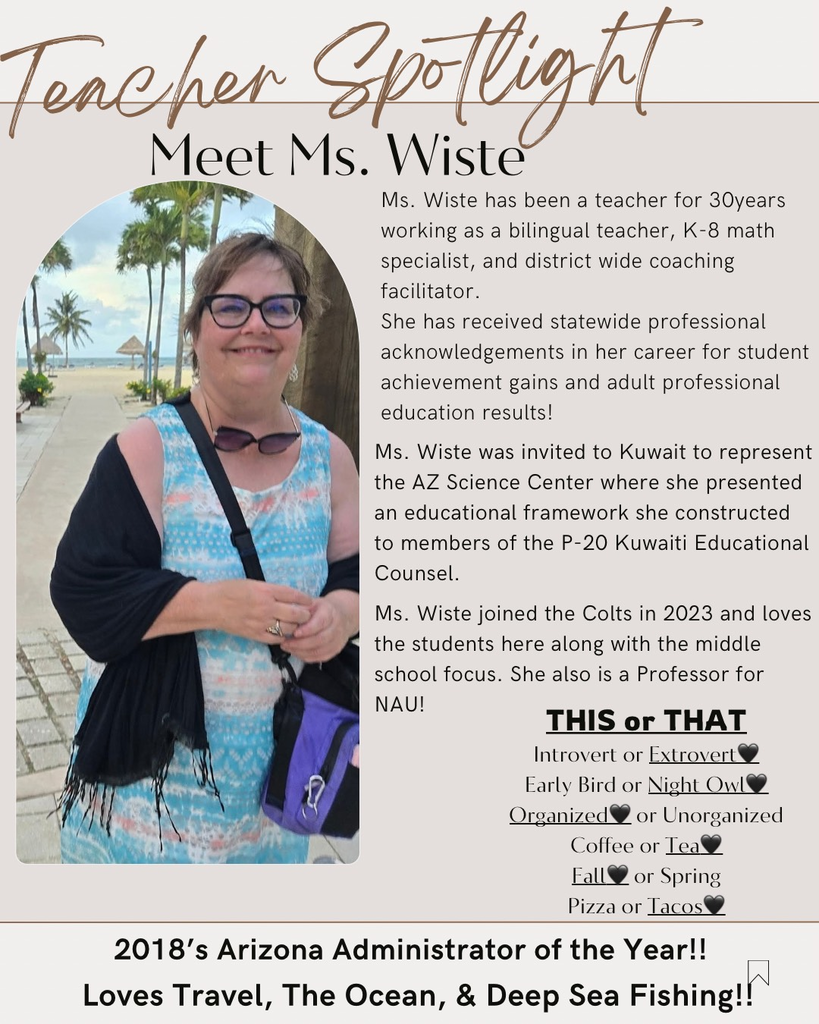 Teacher Spotlight Ms. Wiste