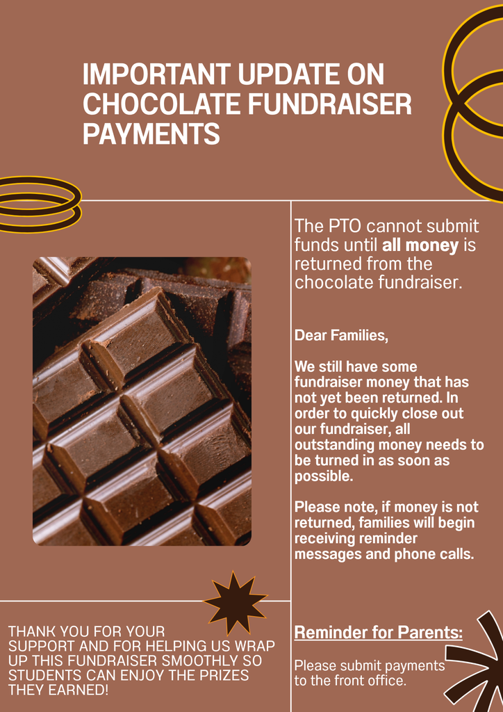 Chocolate fundraiser