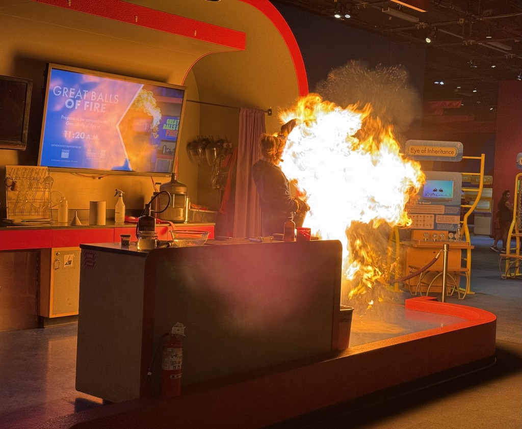 Throwing balls of fire