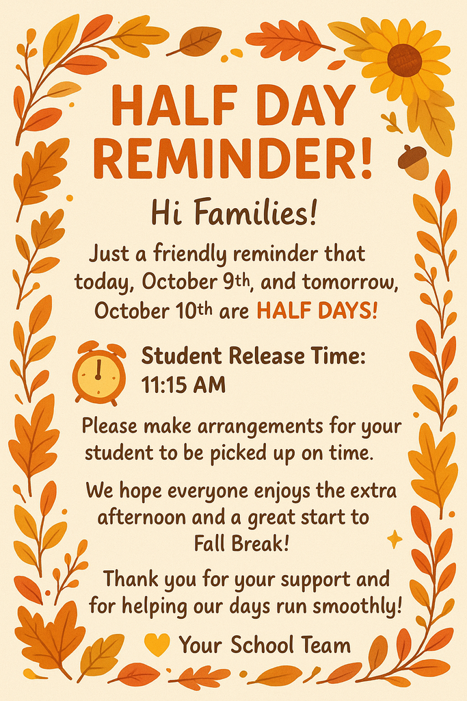 Half day reminder