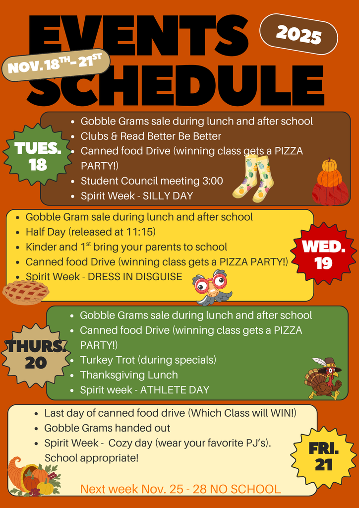 This week 11/18-11/21