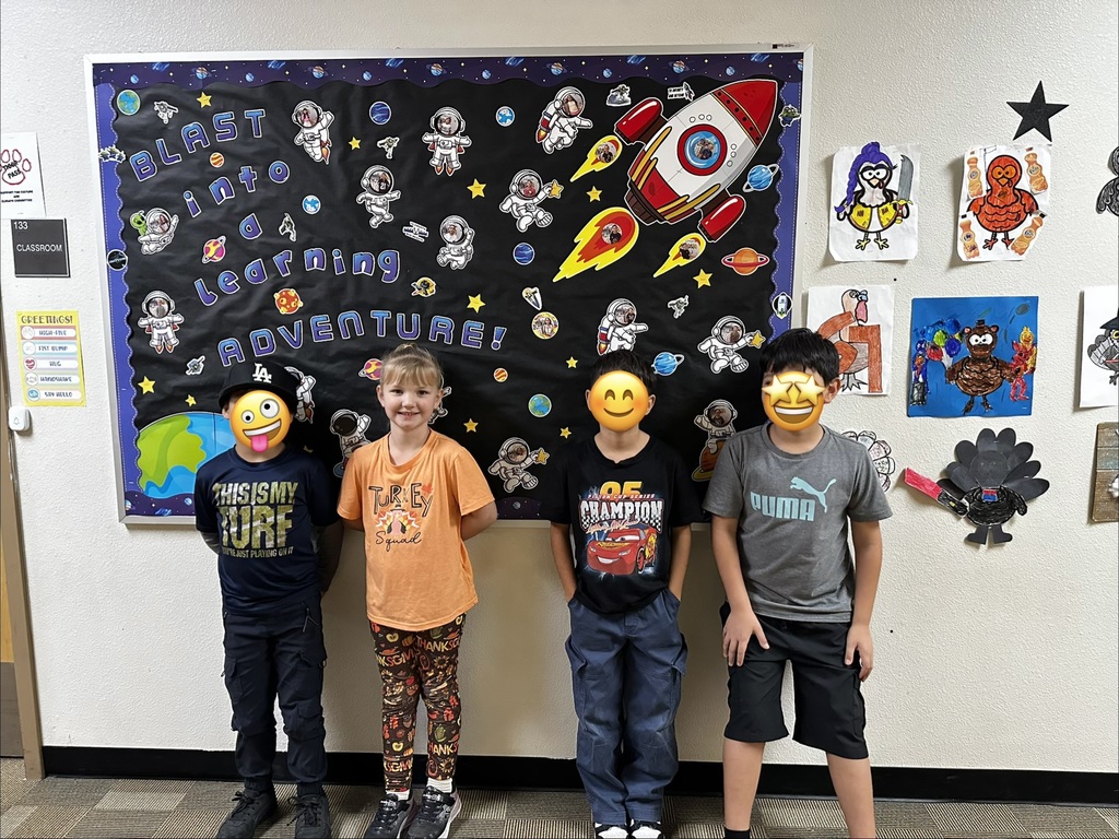 1st and 2nd grade student of the month