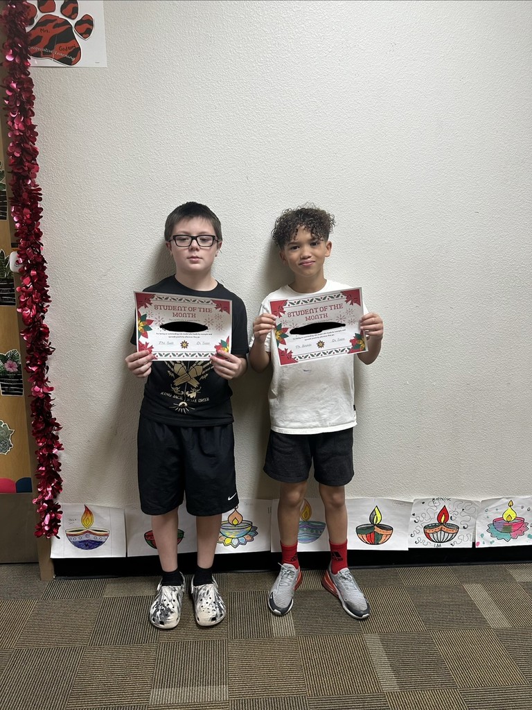 Students of the month