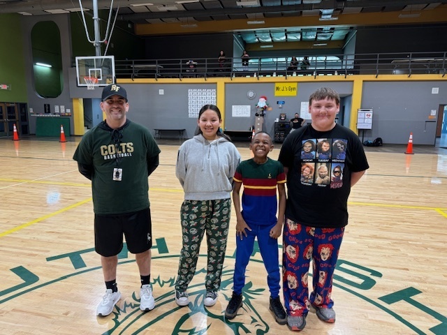 Our final 4 competitors 6th,7th,8th grade and our teacher winner