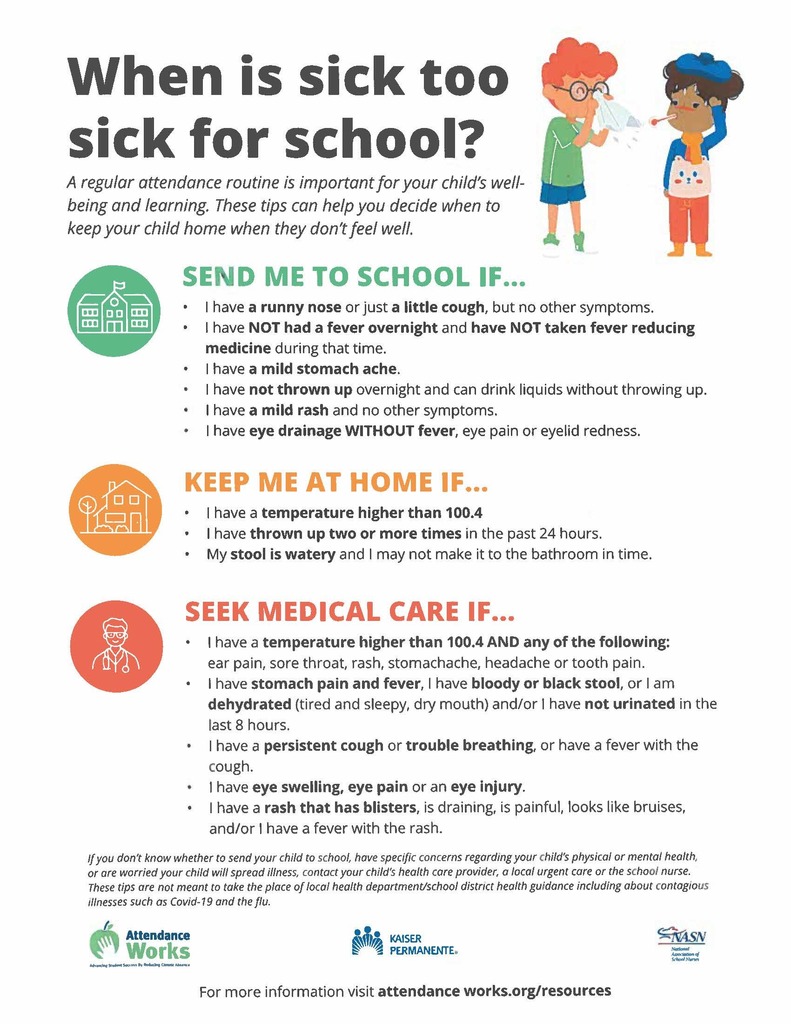 When is sick too sick 