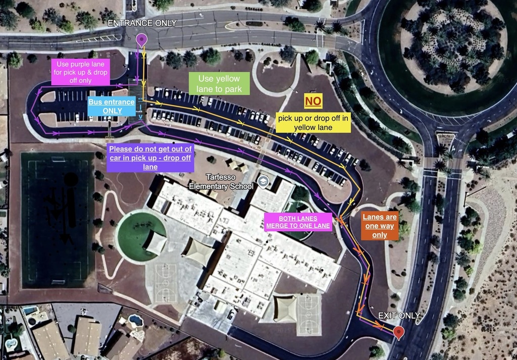 Parking lot map