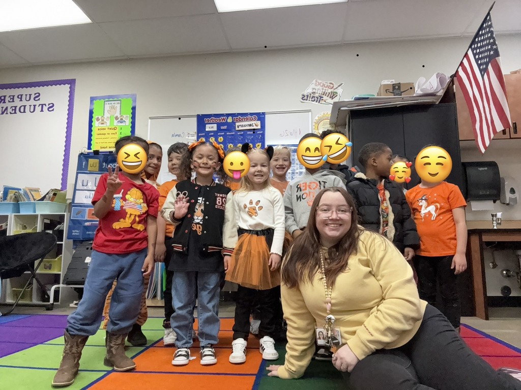 Mrs. French's class tiger day