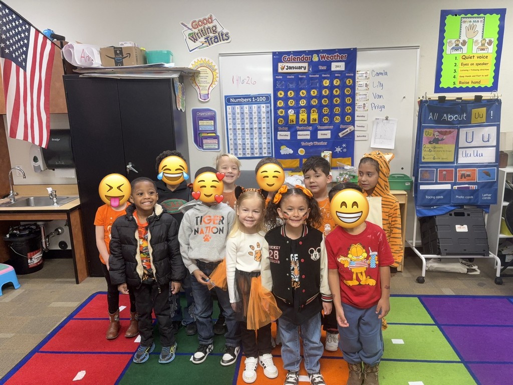 Mrs. French's class tiger day