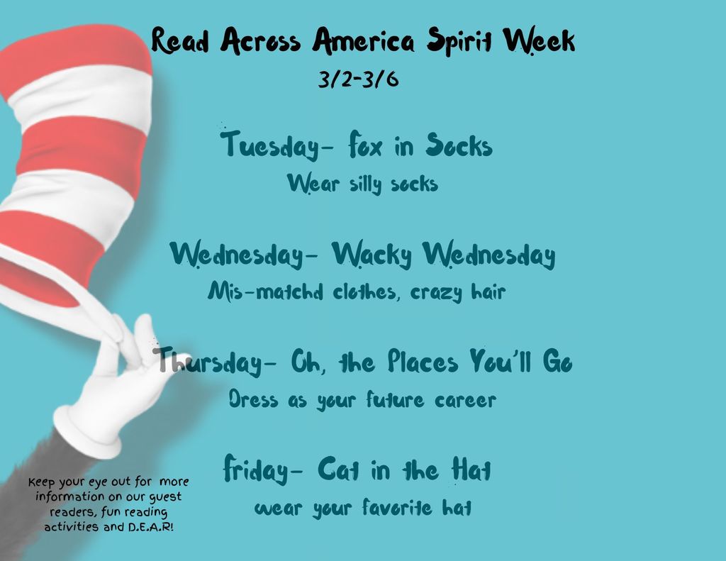 Read Across America Spirit Week