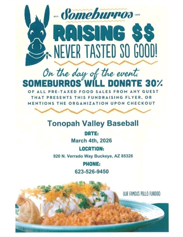 TVHS Baseball Fundraiser