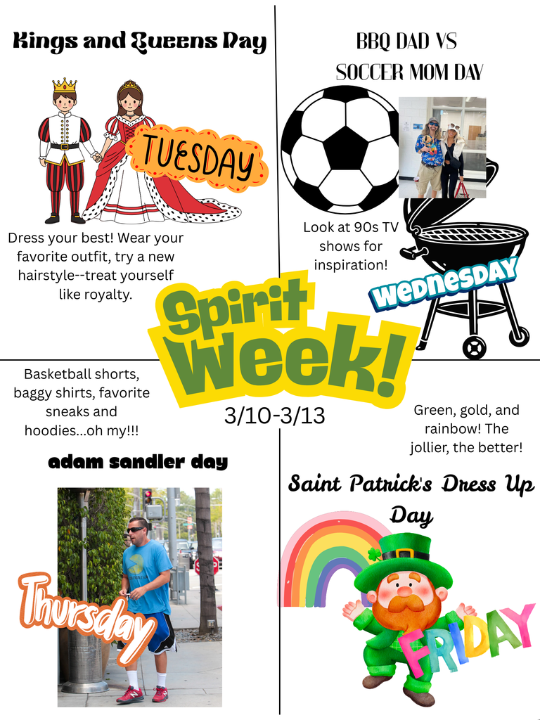Spirit Week Flyer