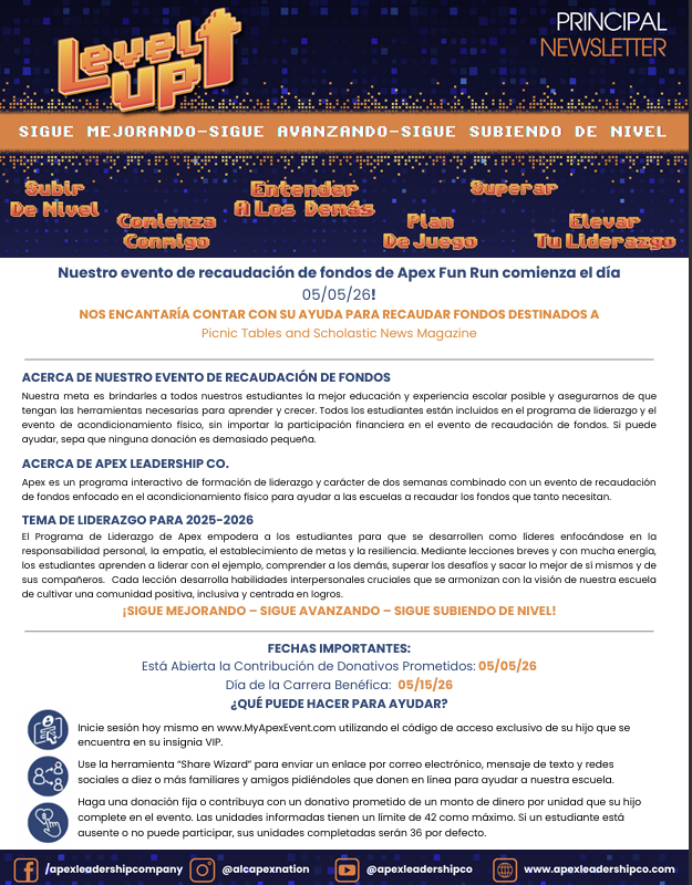 APEX Newsletter 2026