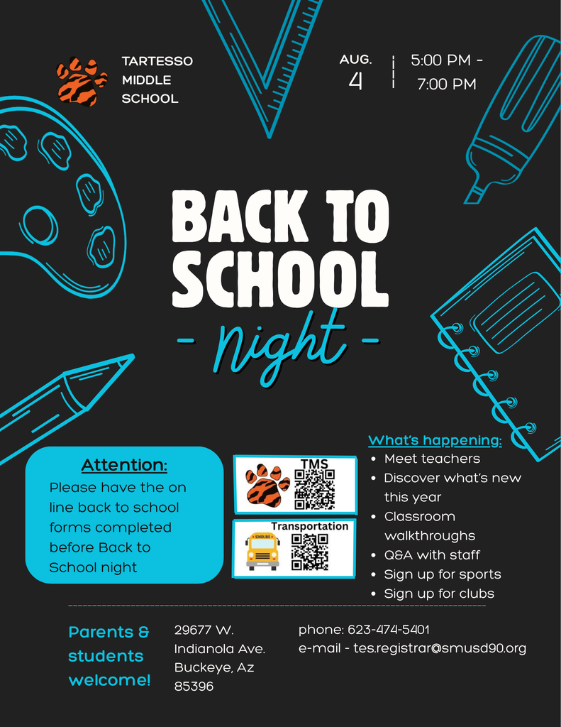 Back to school night