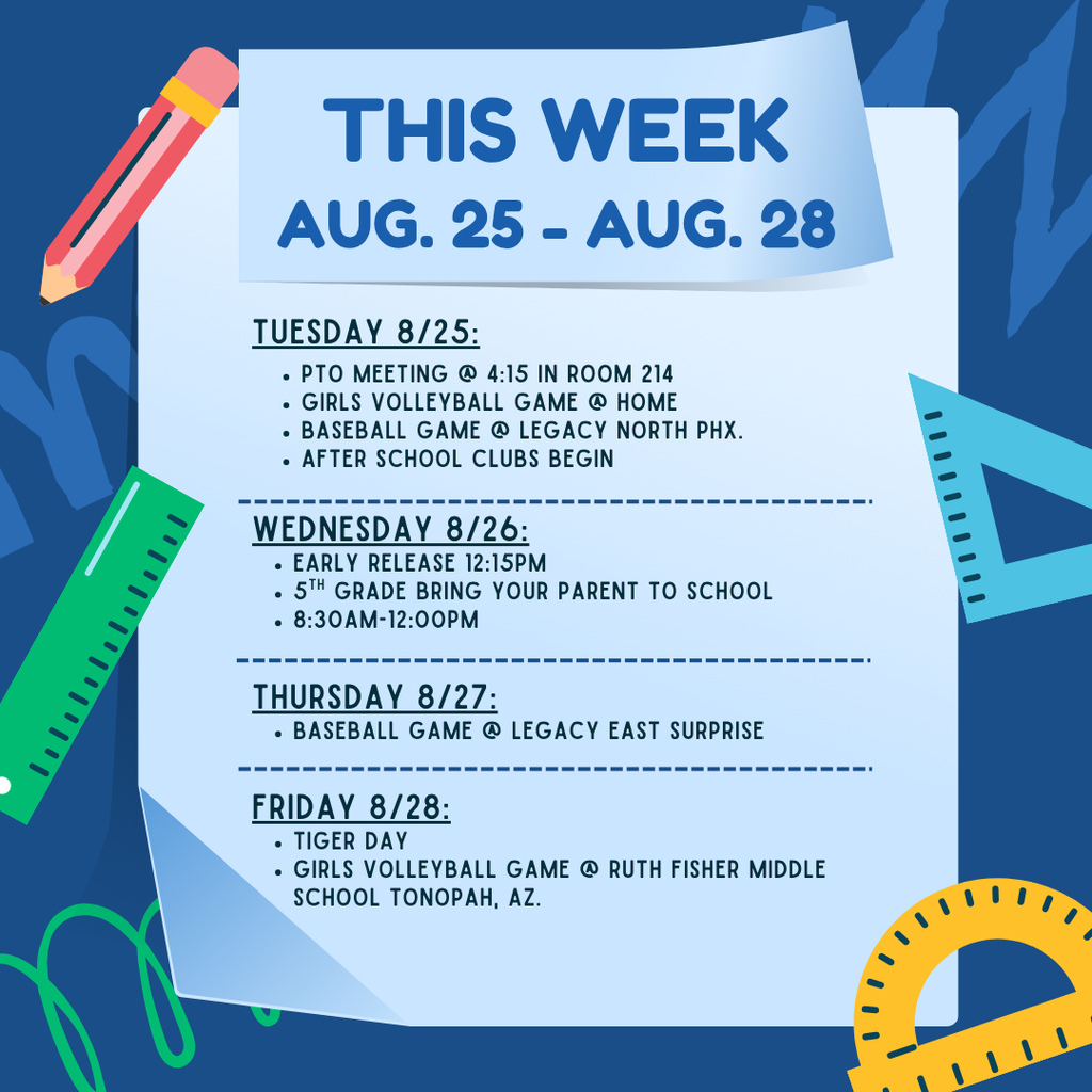 This week Aug. 25-28