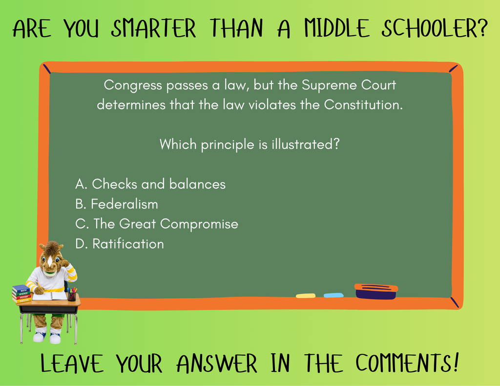 Are You Smarter Than A Middle Schooler