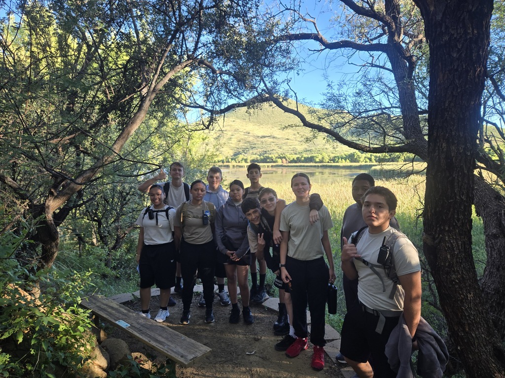 TVHS Civil Air patrol  students at Patagonia Lake