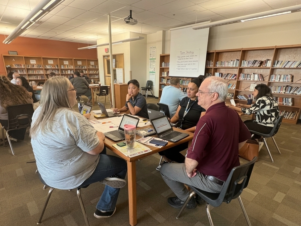 Teamwork makes the dream work! 💡 From morning teacher collaboration to students crushing their writing goals, today was all about working together for success! 📝✨