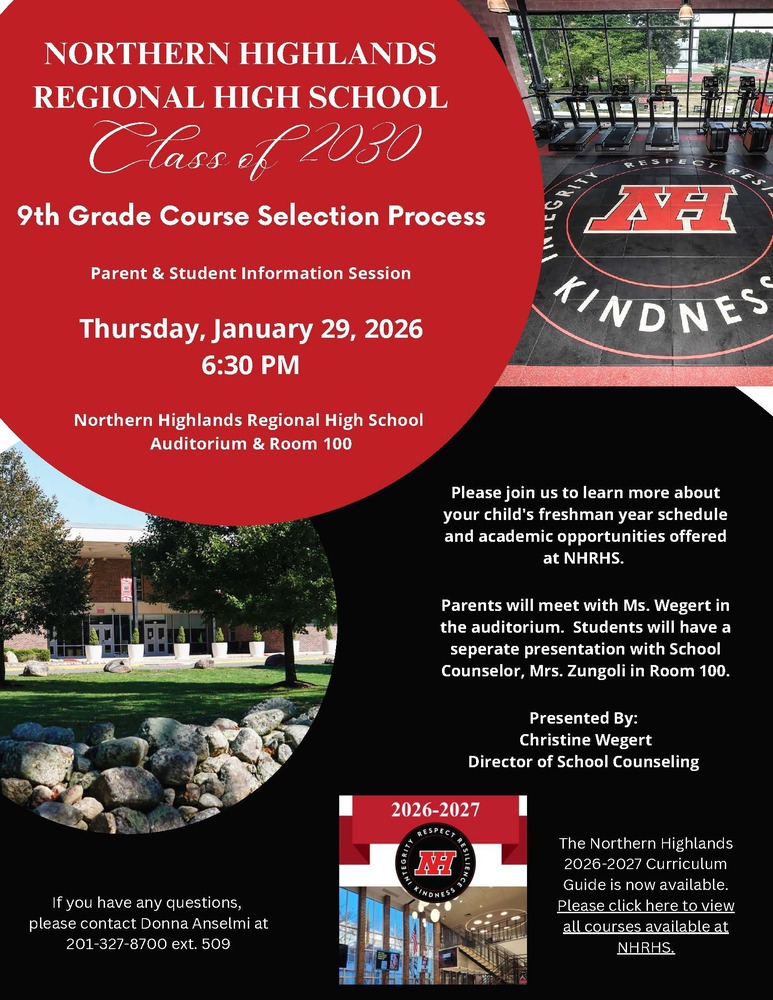 school with logo and information session information