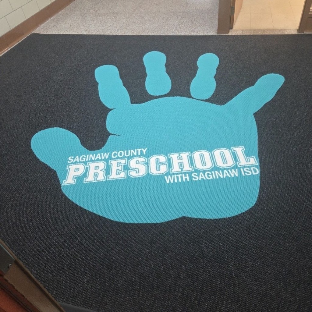What a beautiful, fresh new rug for a fresh new school year at Claytor Preschool. While you enjoy your summer, we are freshening up and preparing the schools for another great year of learning and growth. We can't wait to welcome Saginaw County's youngest learners back for the 2025/2026 school year! #SaginawISD #OurStory