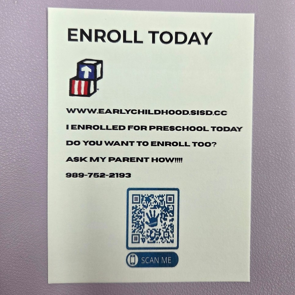 Look who started a preschool enrollment today! Saginaw ISD Head Start is welcoming families to enroll for the 2025-2026 school year! Call 989-752-2193, but hurry because schools are filling up fast! ##OurStory #SaginawISD 
