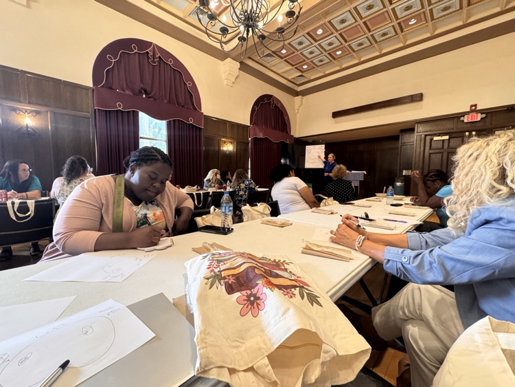 Teachers at  LETRS training hosted by Castle Museum. 