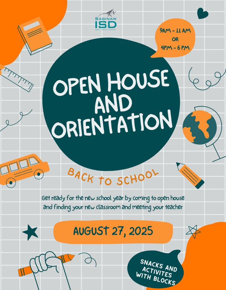 Open House flyer for August 27, 2025 from 9 am to 6 pm. 