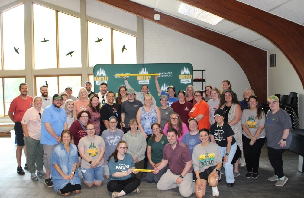 Group of educators of at Hartley education center