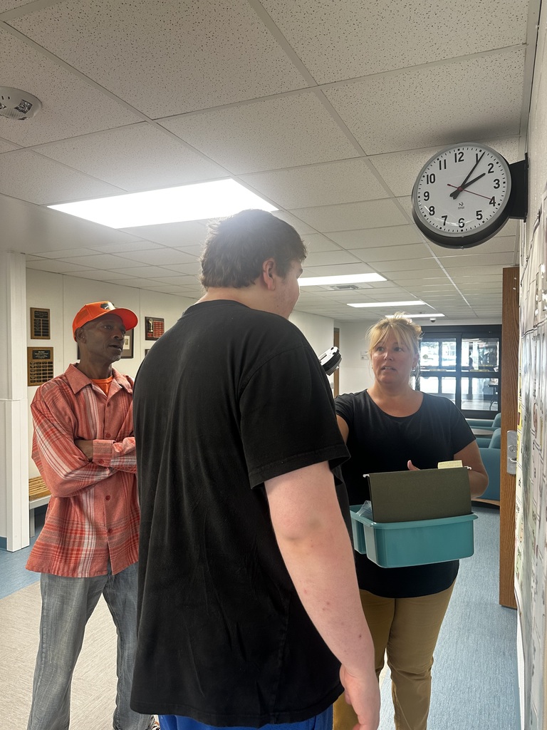Student makes core word button sound