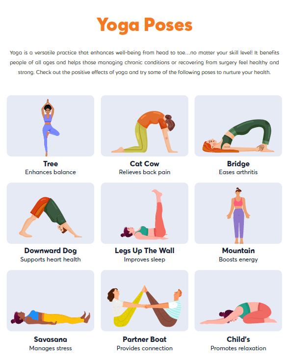 Yoga Poses Flyer
