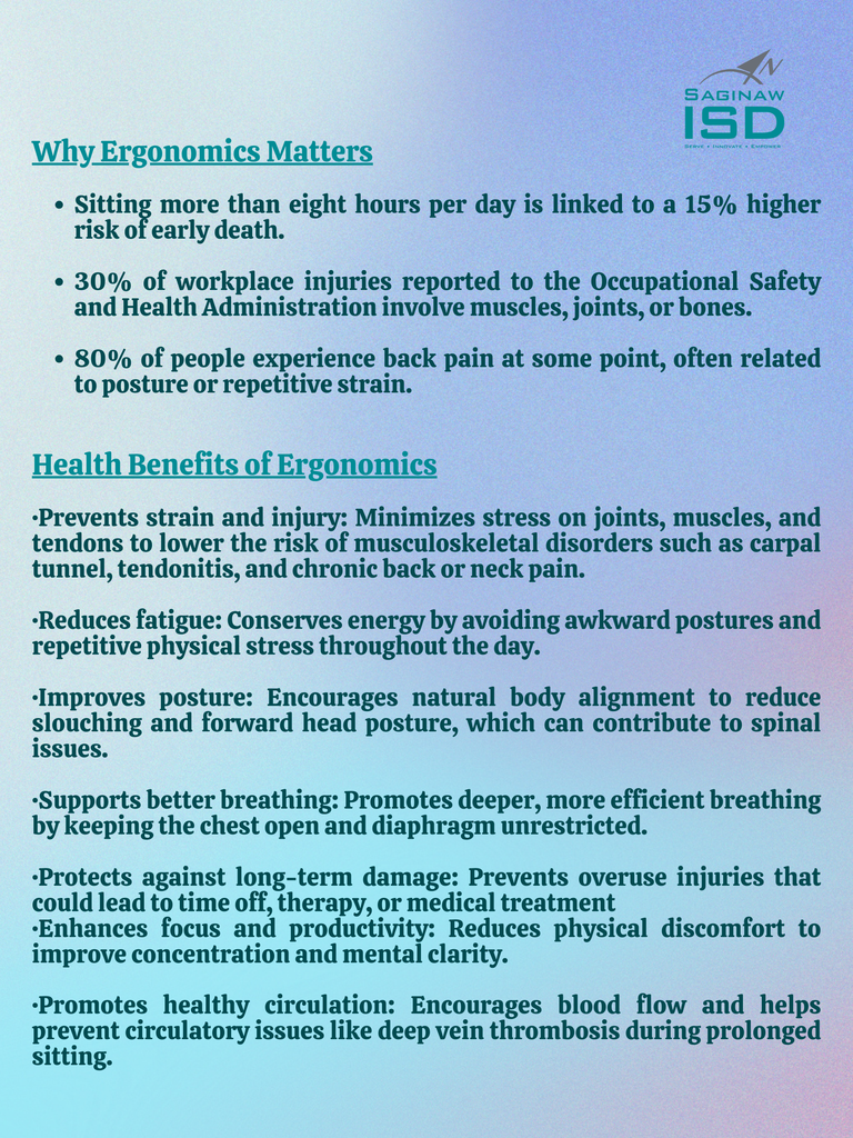 Ergonomics Matters Flyer