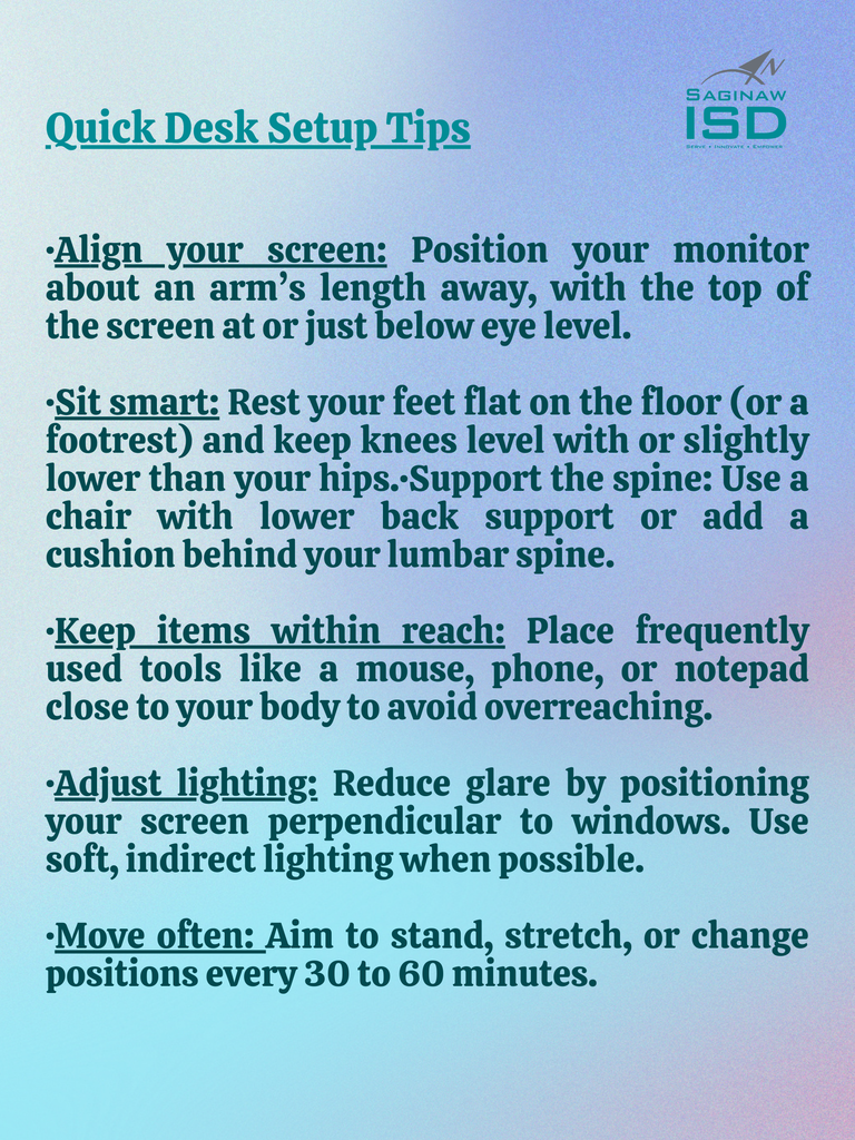 Ergonomic Desk Setup Tips