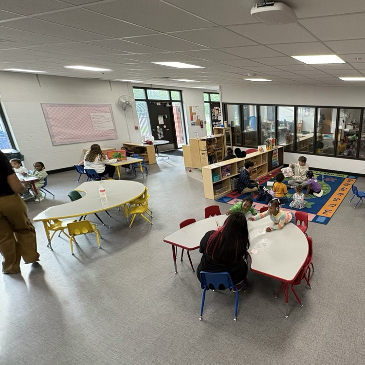 SCC Early Childhood students came in and read stories to the classroom! 