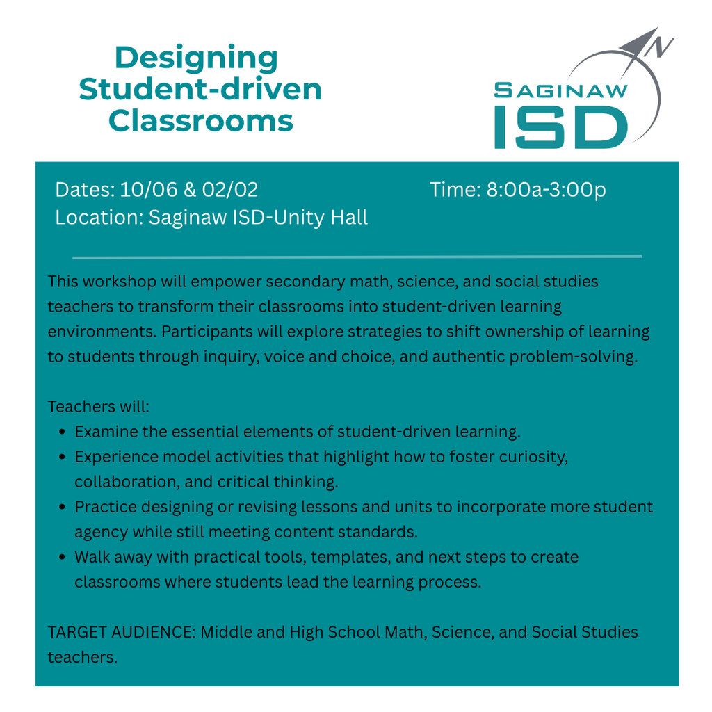 Designing Student-Driven Classrooms