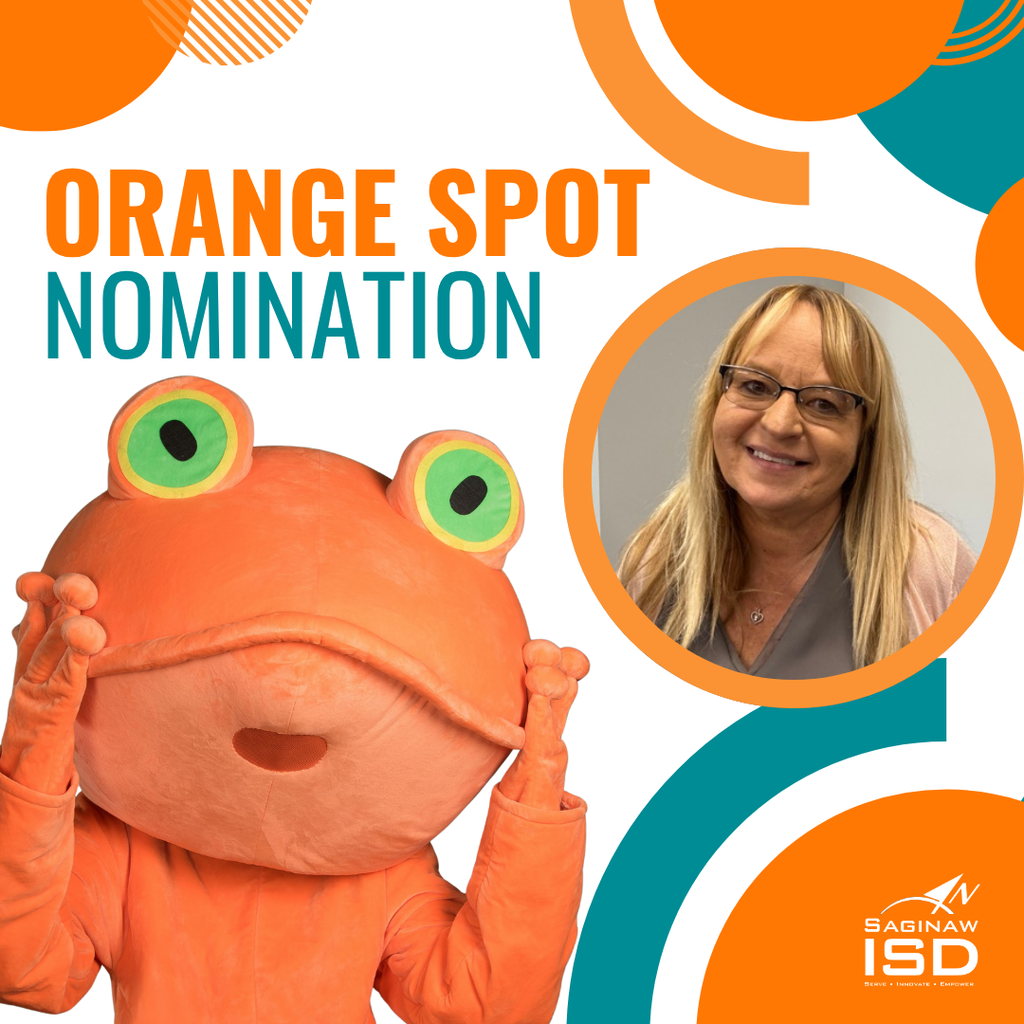 Orange spot