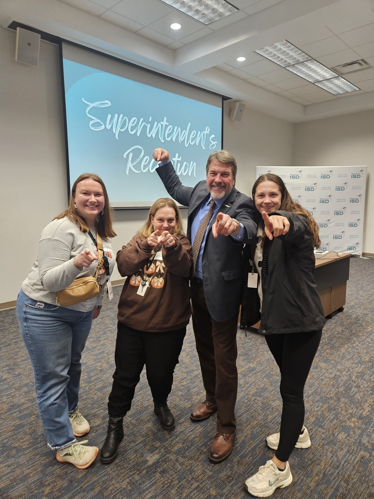 In feels so great working for the Saginaw ISD where you receive support from your superintendent!