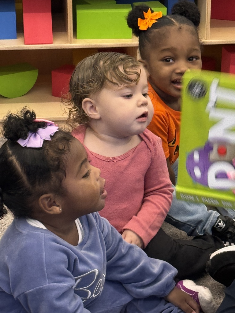 Students excited for today's read-aloud. 