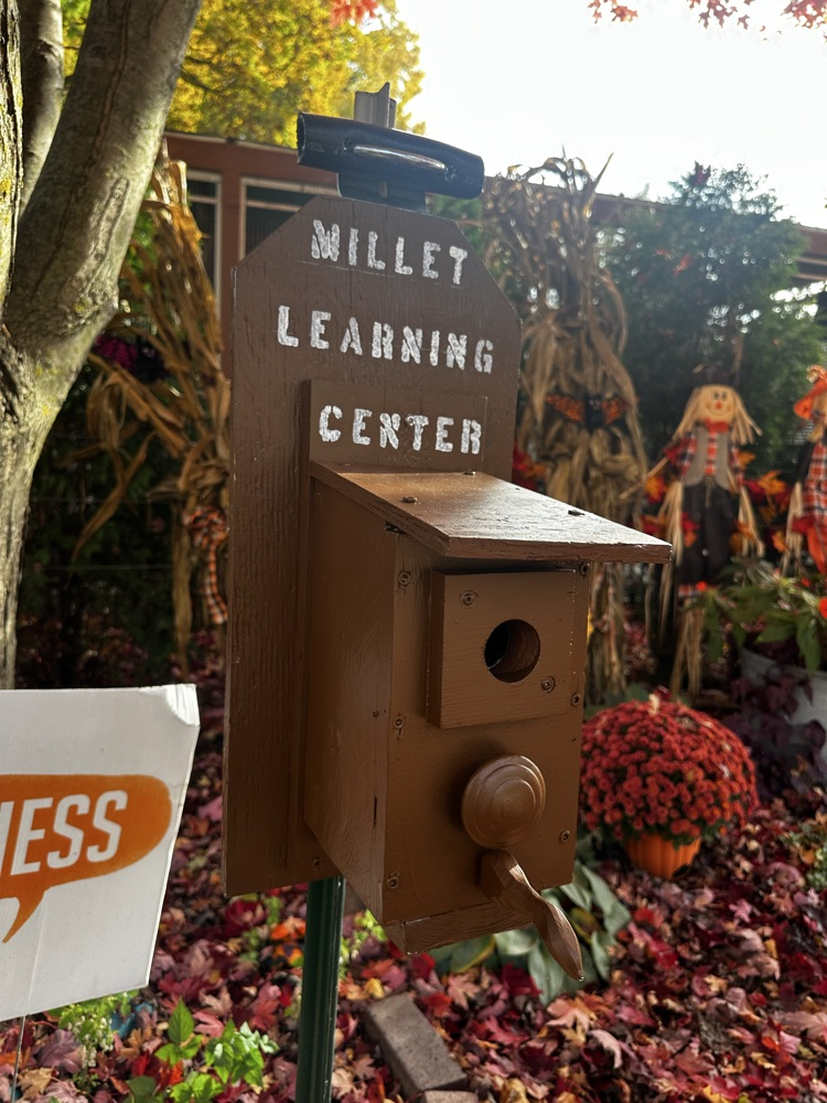 Saginaw ISD adopt-a-garden birdhouses