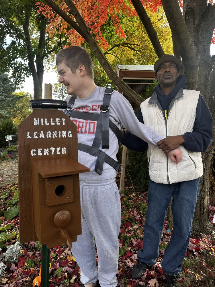 Saginaw ISD adopt-a-garden birdhouses
