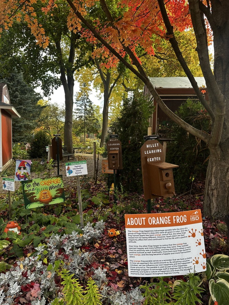 Saginaw ISD adopt-a-garden birdhouses