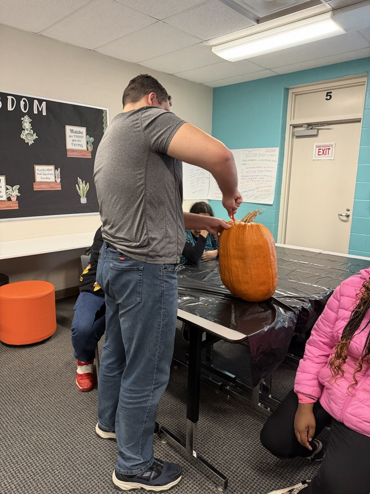 Pumpkin carving at its finest! 