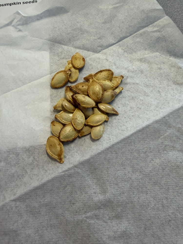 Pumpkin seeds cooked in the air fryer 