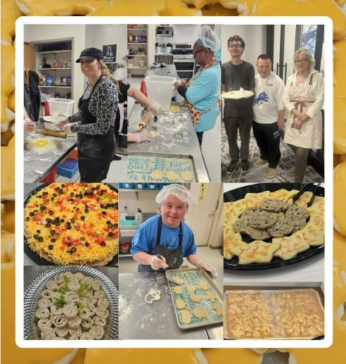 culinary creations staff and students with treats