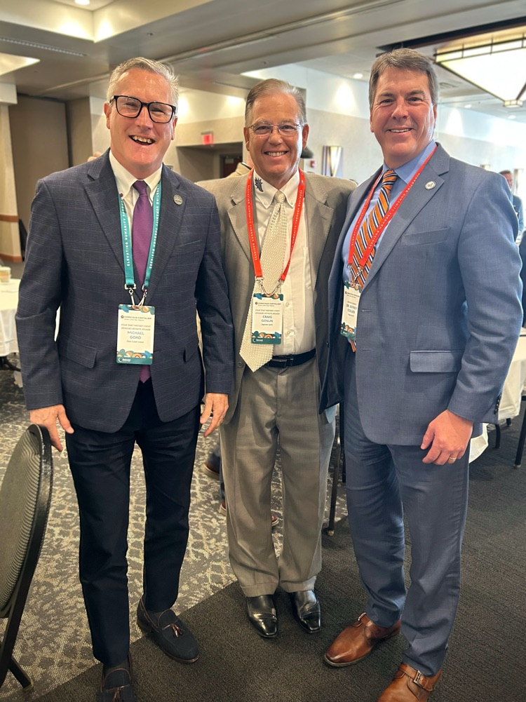 Michael Goad, Craig Goslin. and Dr. Jeffrey Collier