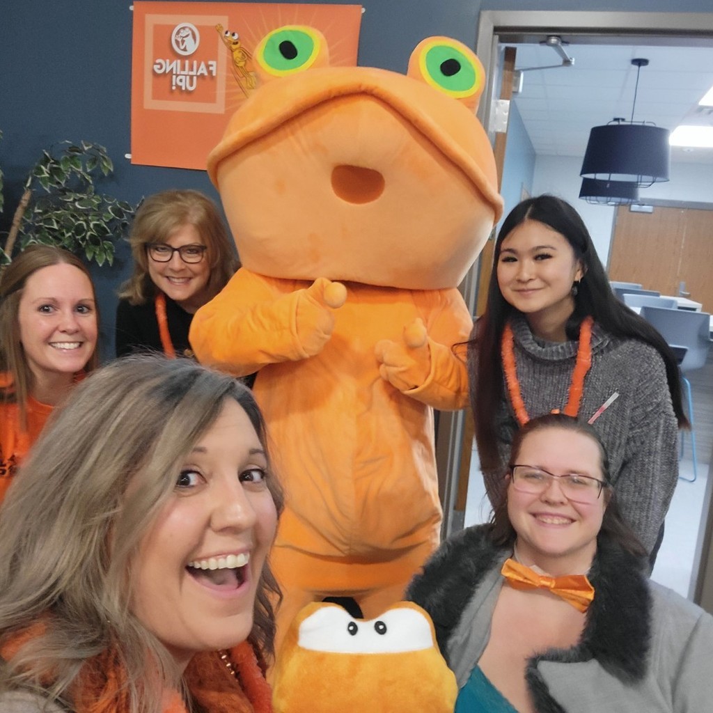 Orange frog training