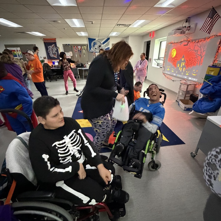 Students enjoying music  